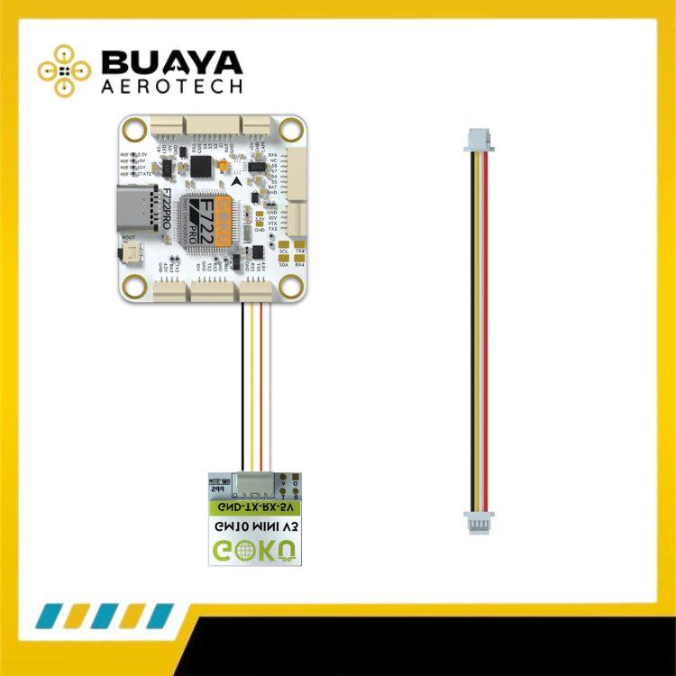 Flywoo JST SH 1.0mm 4 pin 4P(w/lock) to 4P(w/lock) FC to GPS Kabel Konektor - Gambar 5