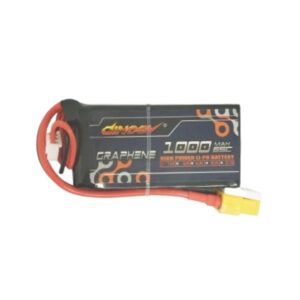 Dinogy Baterai Lipo 2S Graphene 1000mAh 65C XT60 Battery Drone Batre