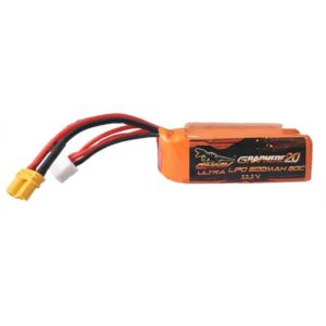 Dinogy Baterai Lipo 3S ULTRA Graphene 600mAh 80C XT30 Battery Batre