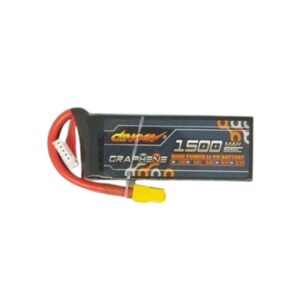 Dinogy Baterai Lipo 4S Graphene 1500mAh 65C XT60 Battery Drone Batre