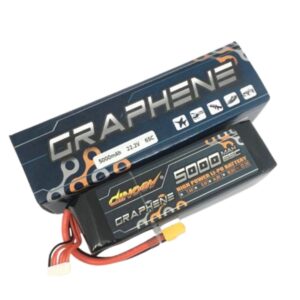 Dinogy Baterai Lipo 6S Graphene 5000mAh 65C XT60 Battery Drone Batre