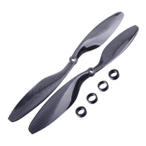 Gemfan Carbon Fiber Propeller 1045 10x4.5 Black rc Drone ( 1pair )