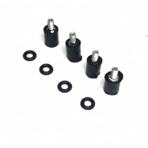 4pcs M2*5+4 M2 Rubber Anti Vibration Damping Fixing Screws