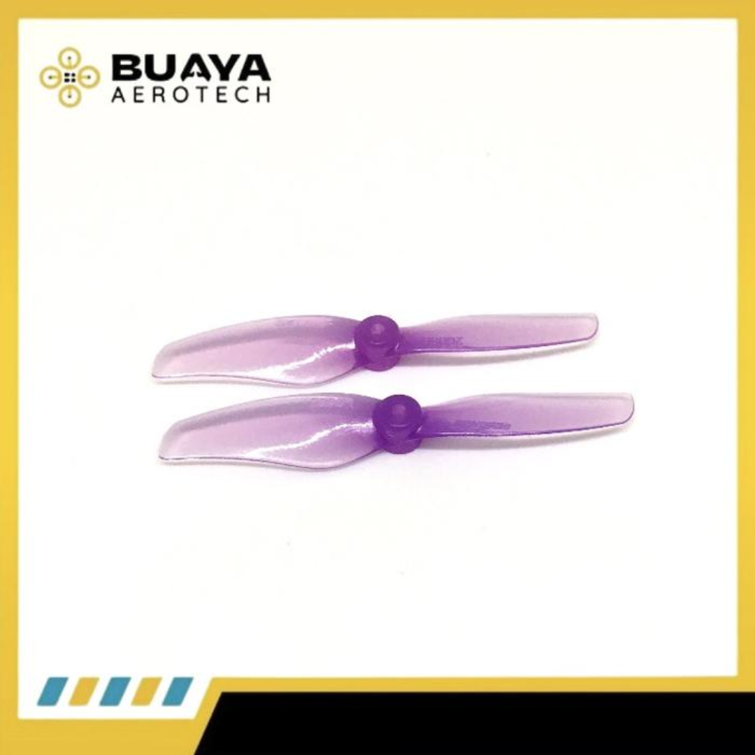 Gemfan Hurricane 2008 2 Blade 2 inch 1.5mm Propeller - Purple - Gambar 3