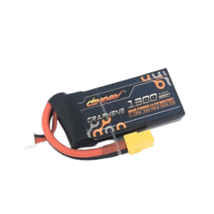 Dinogy Baterai Lipo 2S Graphene 1300mAh 65C XT60 Battery Drone Batre