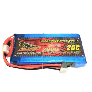 Dinogy Baterai Lipo 2S Nano-tech 2800mAh 25C for FrSky Taranis Q X7