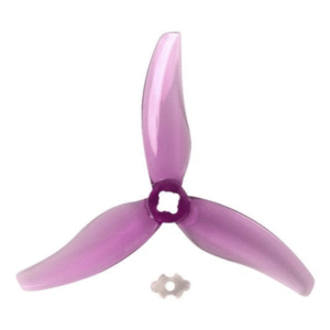 Gemfan Hurricane 3630 3Blade 1.5mm M5 Shaft Propeller - Clear Purple