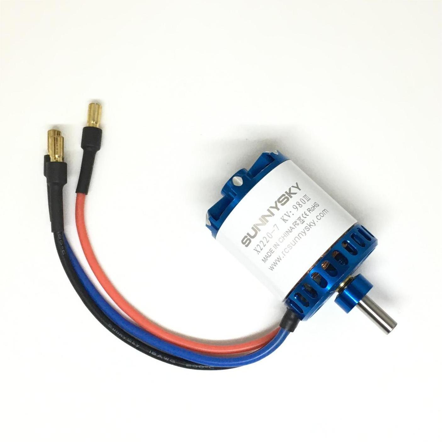 SunnySky X Series V3 X2220 980KV Brushless Motor for Airplane Fixed Wing