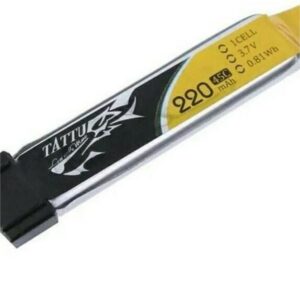 Tattu 220mah 1s 45c 3.7volt lipo battery RC