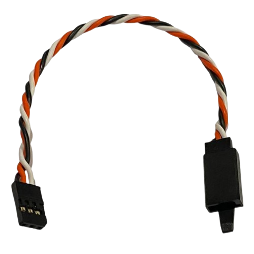 15CM Servo Lead Extention (Futaba) 22AWG Twisted with Hook
