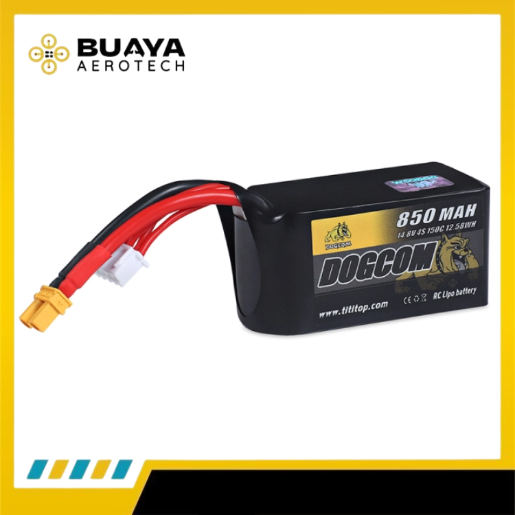 DOGCOM 850mAh 150C 14.8V 4S Lipo battery - Image 3