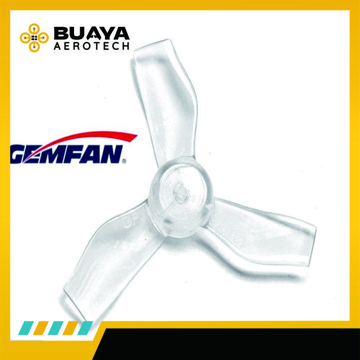 Gemfan 1219 31mm Durable 3 Blade 1mm Clear - Gambar 3