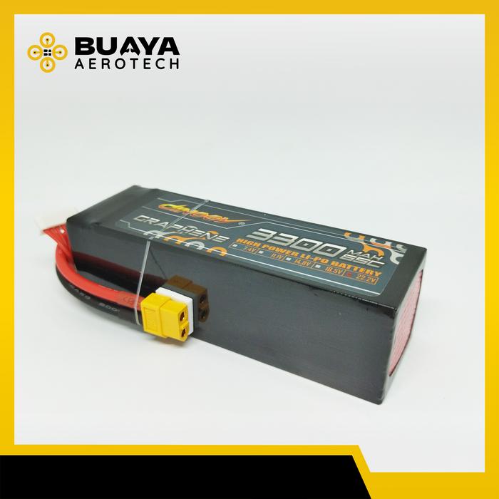 Dinogy Baterai Lipo 6S Graphene 3300mAh 65C XT60 Battery Drone Batre - Image 4