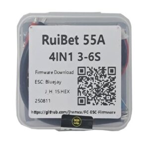 JHEMCU RuiBet 55A BLHELI_S Dshot600 3-6S Brushless 4in1 ESC 30X30mm for FPV Drone
