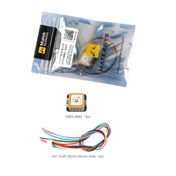Compass Port Gps Module Matek Systems GPS COMPASS MODULE M8Q-5883 – Buaya Aerotech