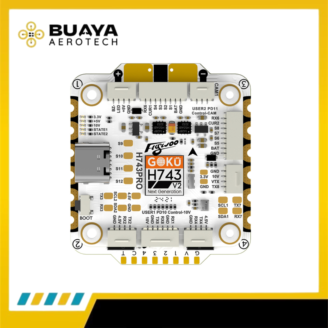 GOKU H743 Pro Flight Controller (30x30) - Gambar 3