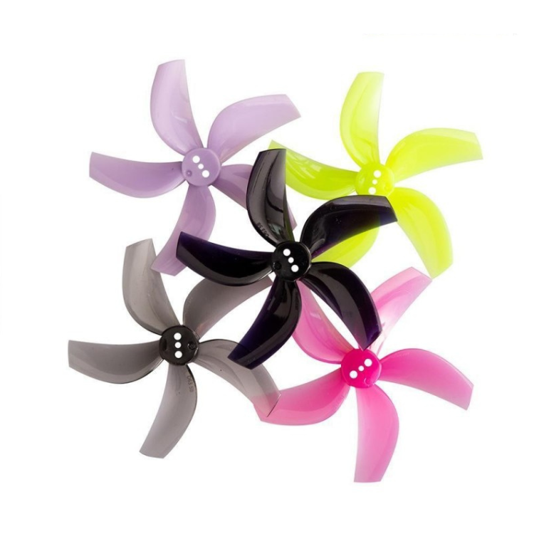 Gemfan D63 Ducted PC 5 Blade Mount Hole 1.5mm Shaft diameter propeller for 2.5 inch FPV Drone - Pink