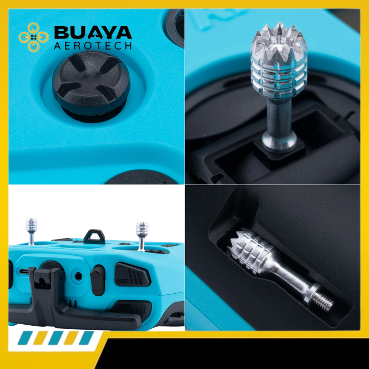 Radiomaster Pocket Crush Radio Controller M2 TX Transmitter FPV Drone color series - Slate Grey - Gambar 6