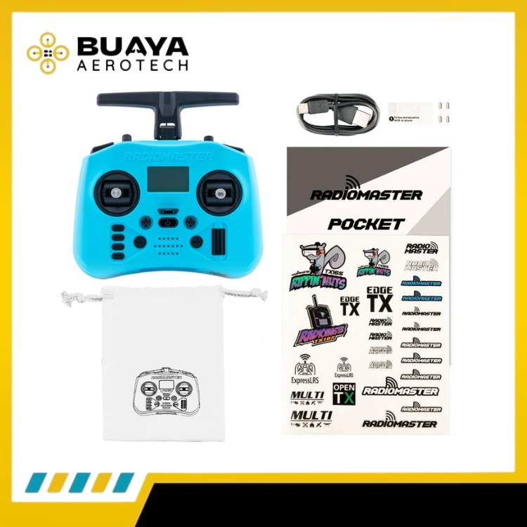 Radiomaster Pocket Crush Radio Controller M2 TX Transmitter FPV Drone color series - Slate Grey - Gambar 5