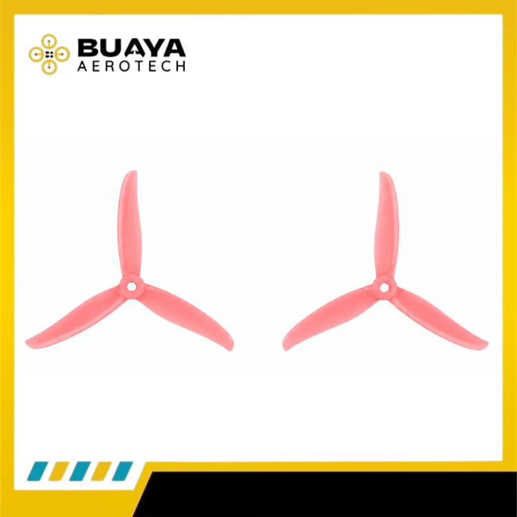 Gemfan Hurricane 4937 4.9inch 3blade Propeller FPV Drone - Macho Pink - Gambar 2
