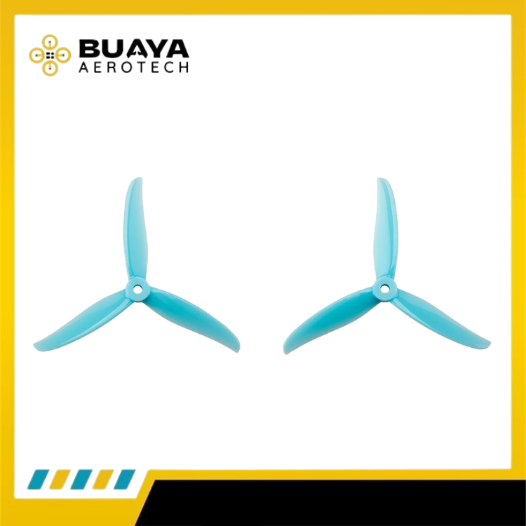 Gemfan Hurricane 4937 4.9inch 3blade Propeller FPV Drone - Sky blue - Gambar 2