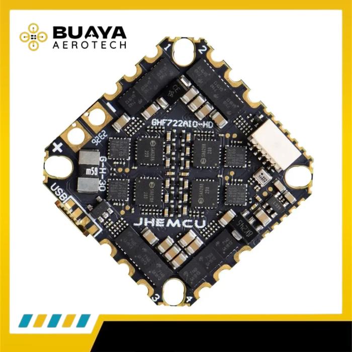 JHEMCU GHF722 AIO 40A BLUEJAY 4in1 ESC 2-6S OSD FC Flight Controller 25.5x25.5mm for HD Digital FPV Drone - Gambar 6