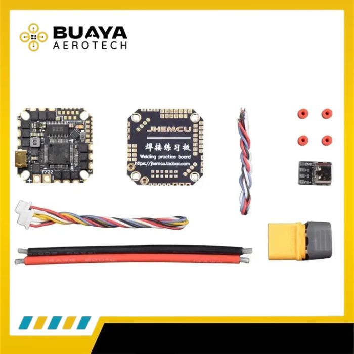 JHEMCU GHF722 AIO 40A BLUEJAY 4in1 ESC 2-6S OSD FC Flight Controller 25.5x25.5mm for HD Digital FPV Drone - Gambar 2