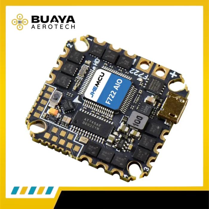 JHEMCU GHF722 AIO 40A BLUEJAY 4in1 ESC 2-6S OSD FC Flight Controller 25.5x25.5mm for HD Digital FPV Drone - Gambar 5