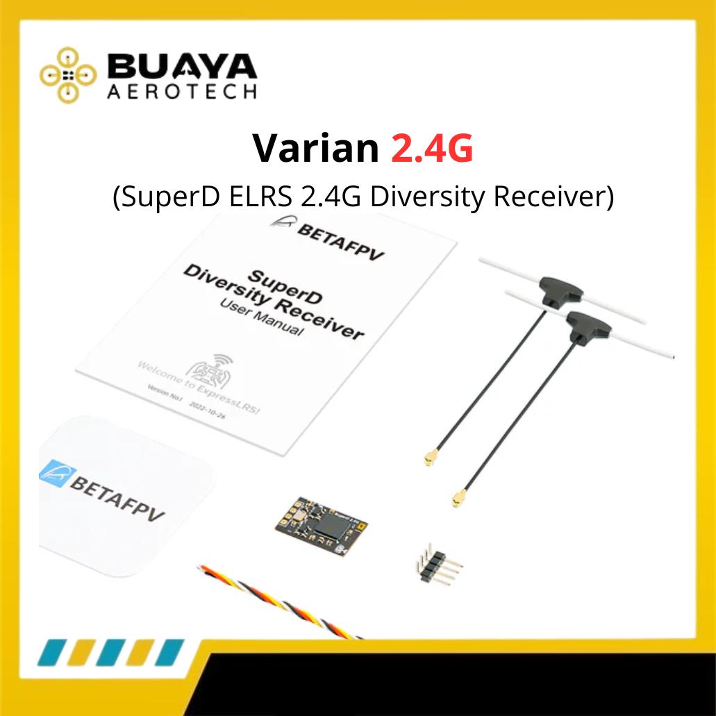 BETAFPV SuperD ELRS Diversity Receiver with TCXO for Drone RC Plane - 2.4Ghz - Gambar 5